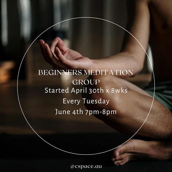 Beginners Meditation Group 4th June